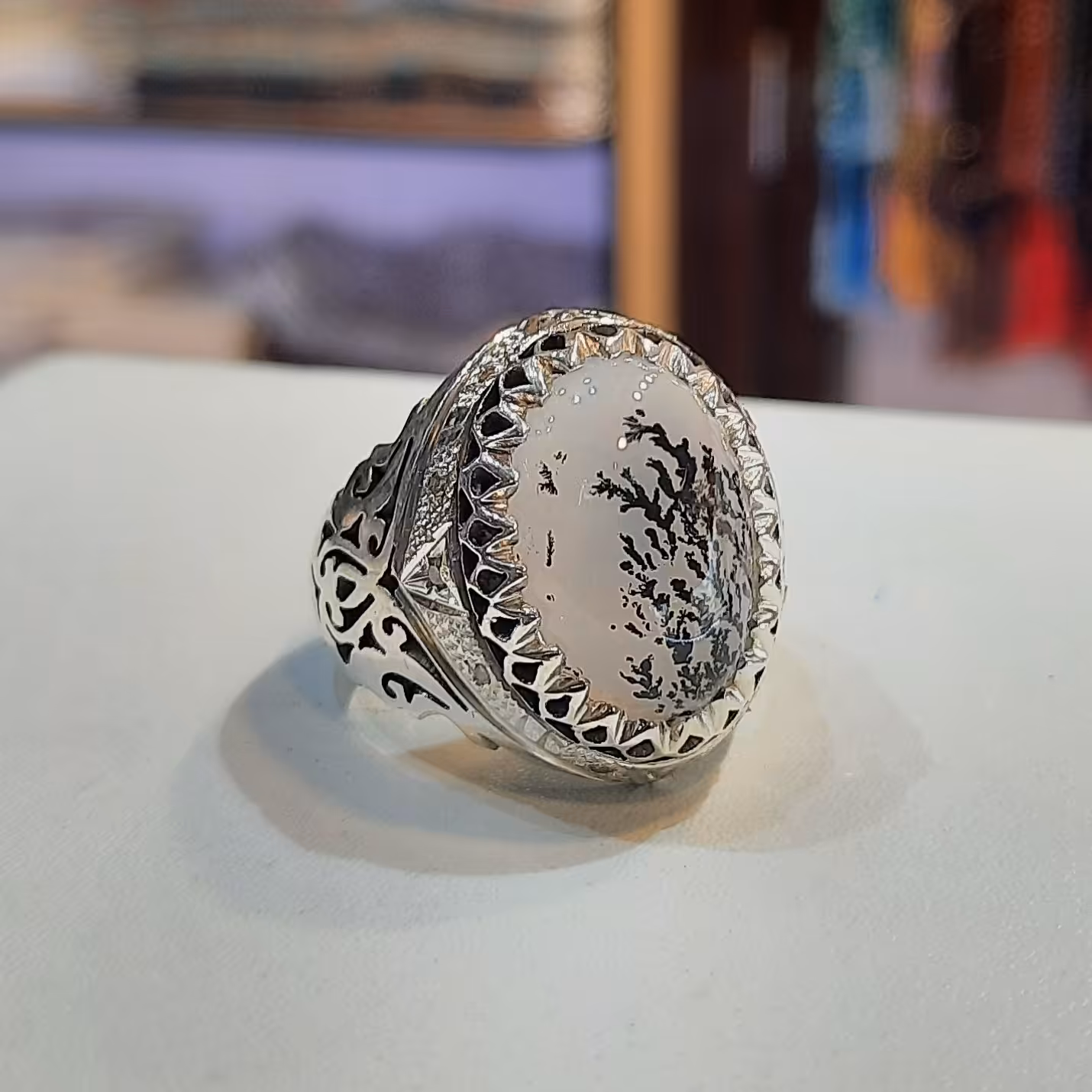 انگشتر عقیق شجری