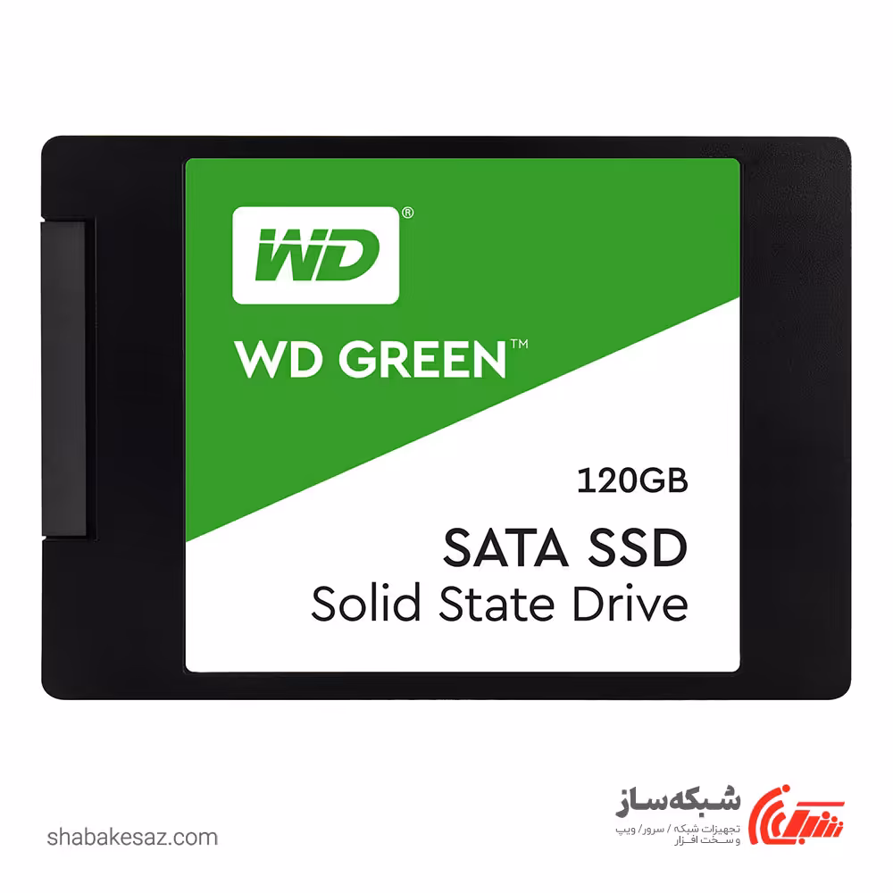 قیمت و خرید حافظه SSD وسترن دیجیتال Western Digital GREEN 120GB اینترنال - شبکه ساز