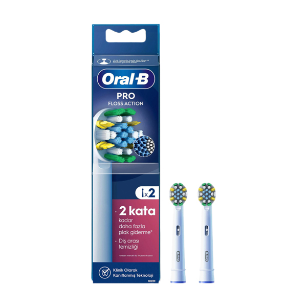 سری یدک مسواک برقی اورال بی Oral B مدل Pro Floss Action بسته 2 عددی