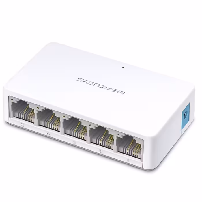 سوئیچ دسکتاپ 5 پورت 10/100Mbps مرکوسیس مدل MS105