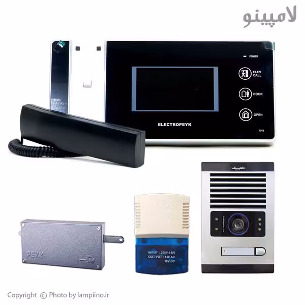 بسته کامل آیفون تصویری یک واحدی الکتروپیک مدل 1096