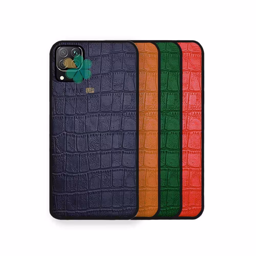 کاور چرم گوشی سامسونگ Galaxy A12 Nacho مدل Alligator