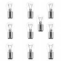 لامپ چراغ عقب خودرو مدل 21.5 وات دو کنتاکت بسته 10 عددی