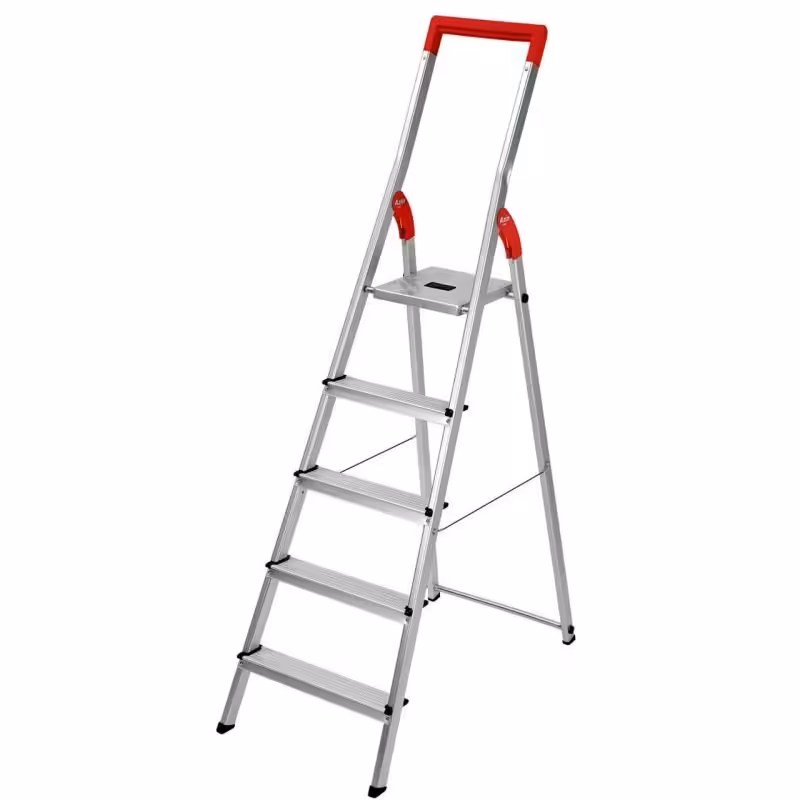 نردبان 5 پله آذین مدل سوپر استپ az5s( ارسال با باربری به صورت پس کرایه بر عهده مشتری میباشد )