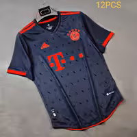 کیت پلیری بدون باشگاهی و ملی تیم بایرن مونیخ آلمان المان مشکی قرمز پلیری