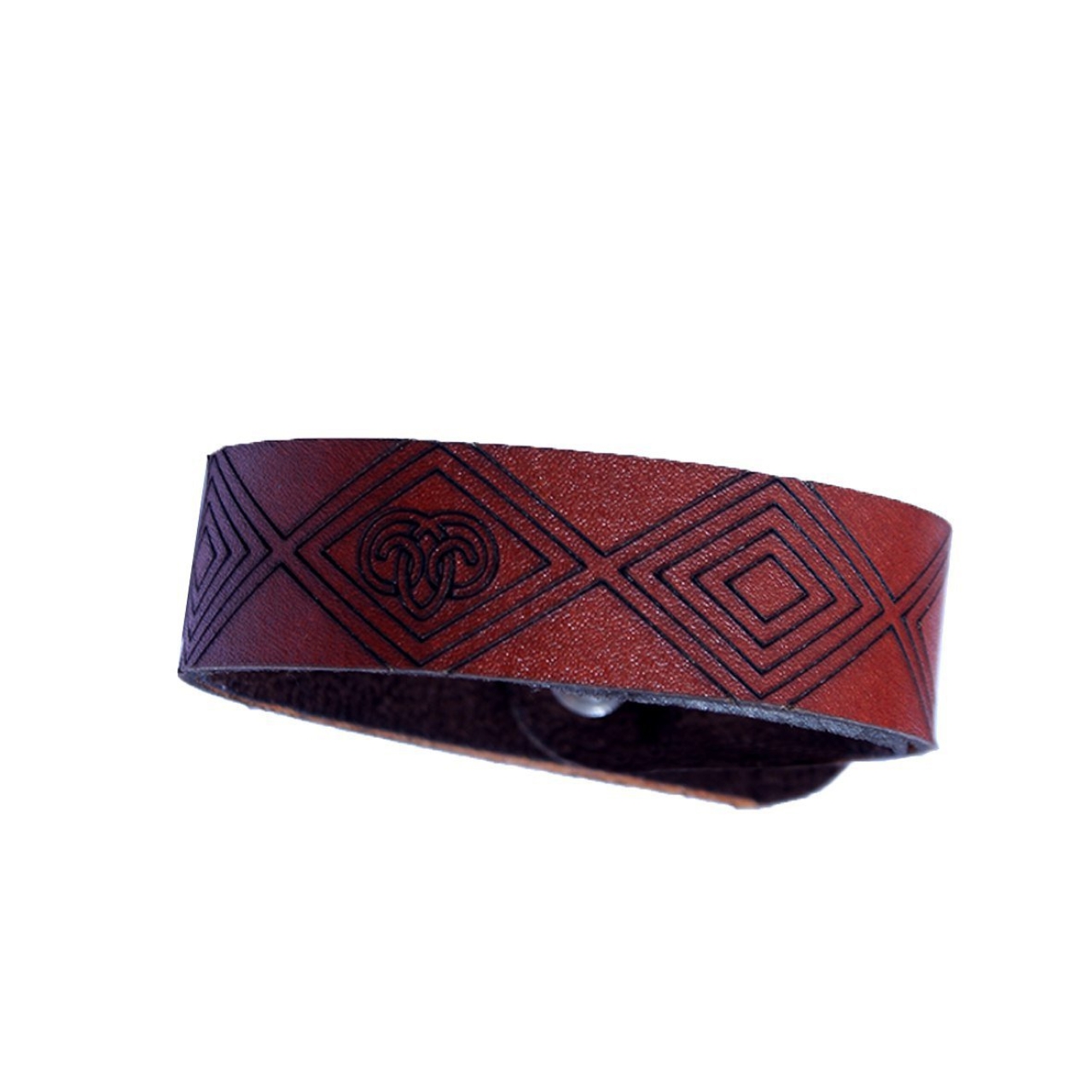 دستبند با چرم طبیعی