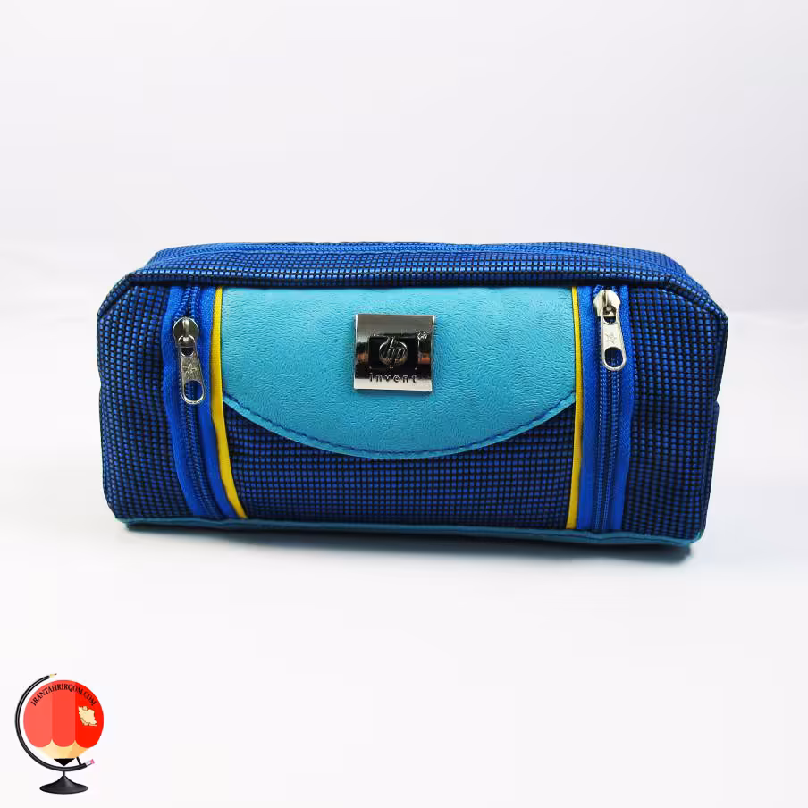 جامدادی اسپرت سه زیپ طرح اچ پی