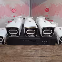 پک دوربین مداربسته 5عدد دید در شب رنگی 5مگاپیکسل Monster