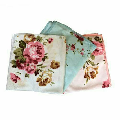 دستمال 3عددی میکروفایبر گل دار