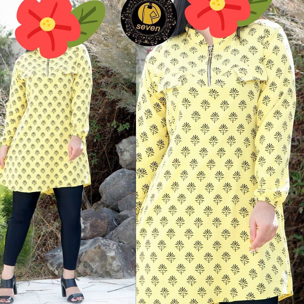 مانتو نیم زیپ زنونه