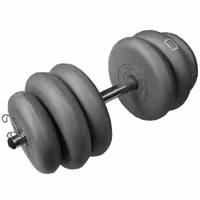 دمبل پلاستیکی گچی 9 کیلوگرم