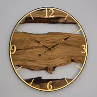 ساعت چوبی روستیک