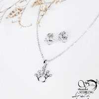 نیمست تاج با نقره 925 عیار کد 11785