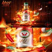 وکتور سس فلفل تند تبلیغاتی | گرافیک با طعم تربچه