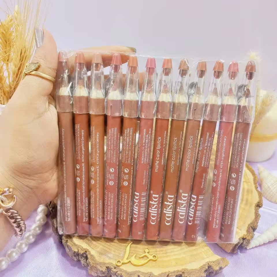 رژ لب مدادی تراشدار کالیستا بسته 12عددی چترا