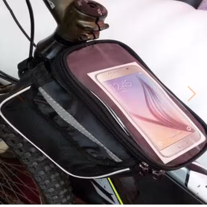 کیف خورجینی جا ابزار و موبایل دوچرخه