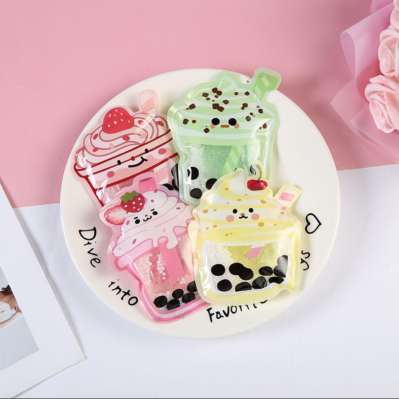 کمپرس آب سرد ضربه ای طرح  2bubble tea