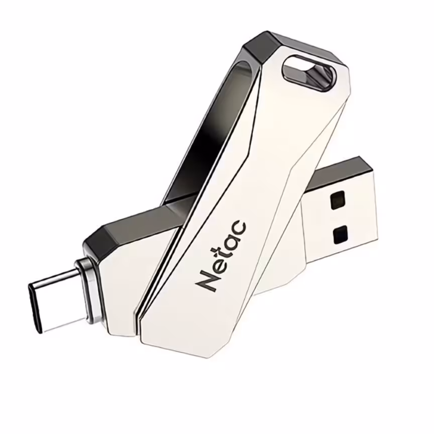 فلش مموری OTG نتاک مدل U782C-TypeC ظرفیت 128 گیگابایت