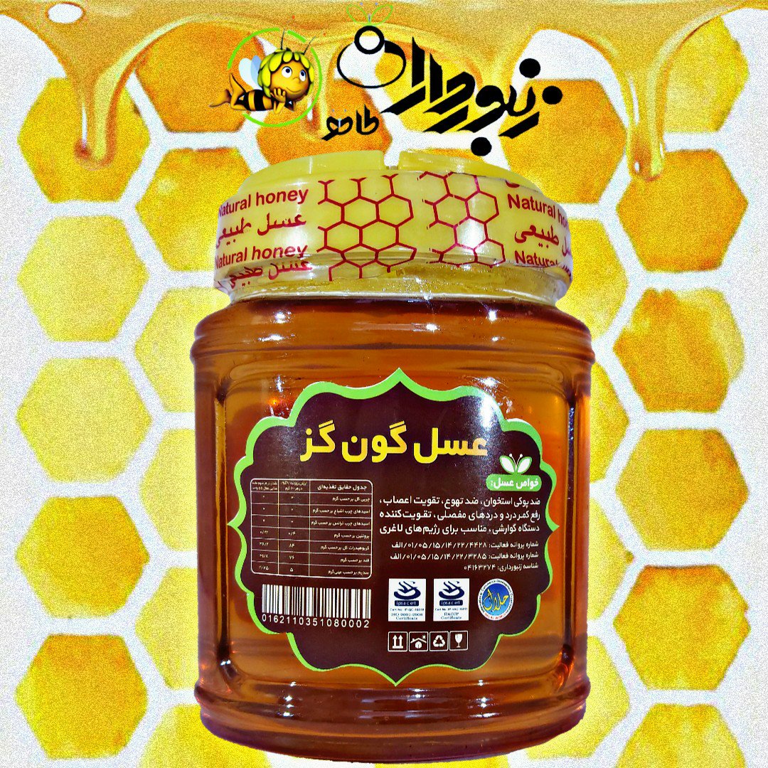 عسل گون گز (نیم کیلوگرم)