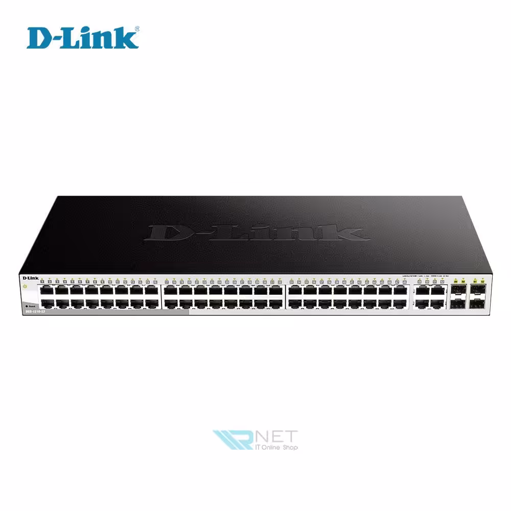 سوئیچ شبکه 52 پورت گیگابیت مدیریتی دی لینک مدل D-Link DES-1210-52