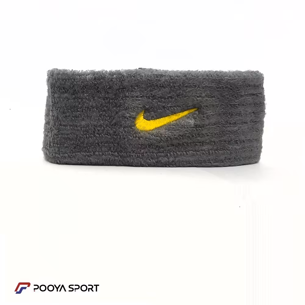 هدبند ورزشی حوله ای نایک NIKE طوسی اعلا