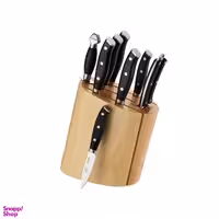 سرویس چاقو آشپزخانه 9 پارچه جی فی نی کد G-01