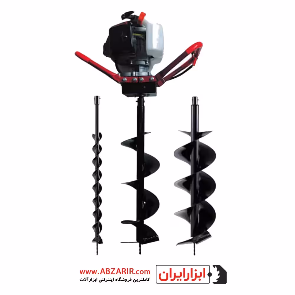 چاله کن 63 سی سی گیربکسی به همراه 3 عدد مته تاپ گاردن مدل EA-630