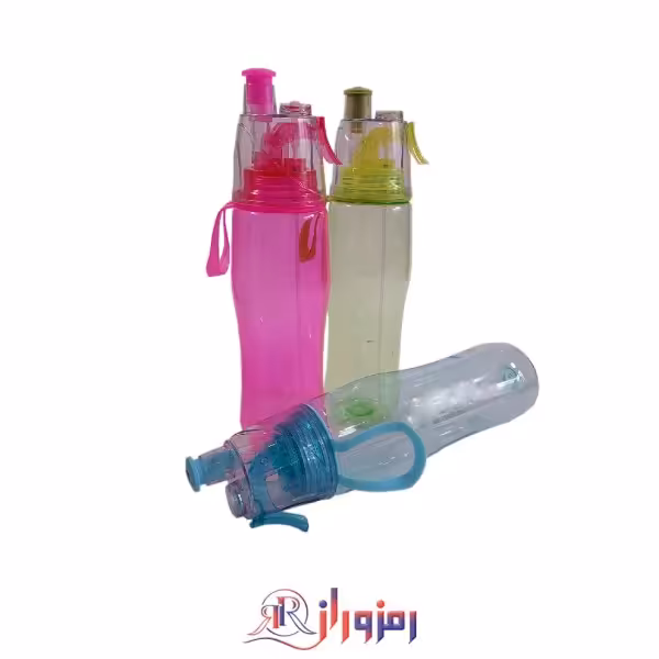 قمقمه اسپری دار 600 میل کمر باریک کد 12648