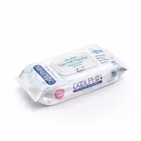 دستمال مرطوب دلفین ارایشی بسته 60 عددی بدون الکل