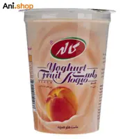 ماست میوه ای با طعم هلو کاله مقدار 450 گرم کد23