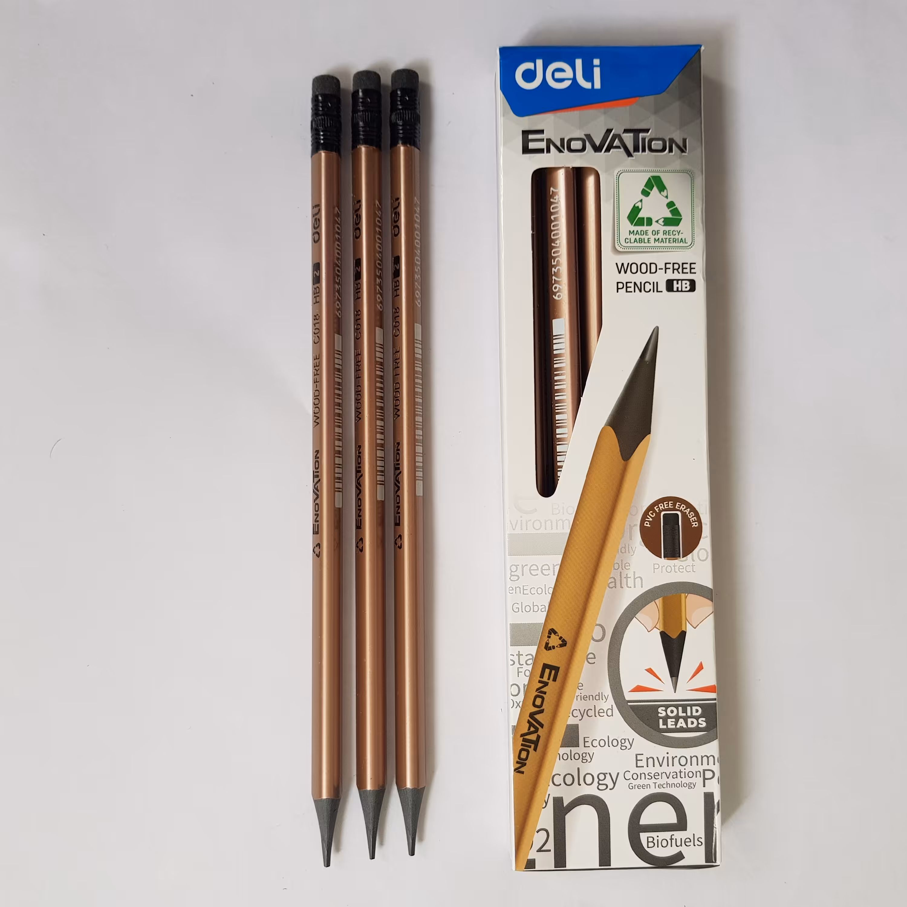 مداد مشکی دلی deli مدل Enovation کد C018 بسته 12 عددی اورجینال