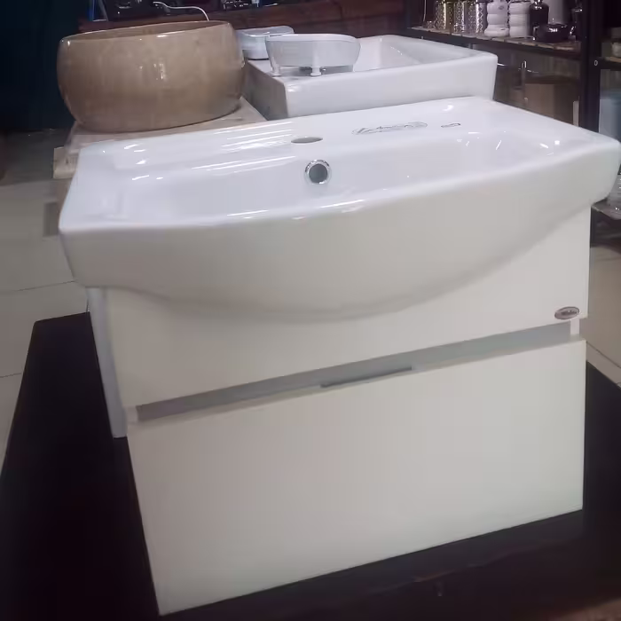 کابین روشویی دیواری سایز55باسنگ(ارسال تیپاکس پس کرایه)
