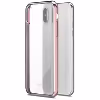 قاب موشی محافظ آیفون ایکس مدل Moshi Vitros Case for iPhone X صورتی رزگلد - Hiapple.ir