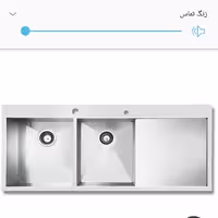 سینک اخوان کد 357 توکار لگن چپ و راست موجود