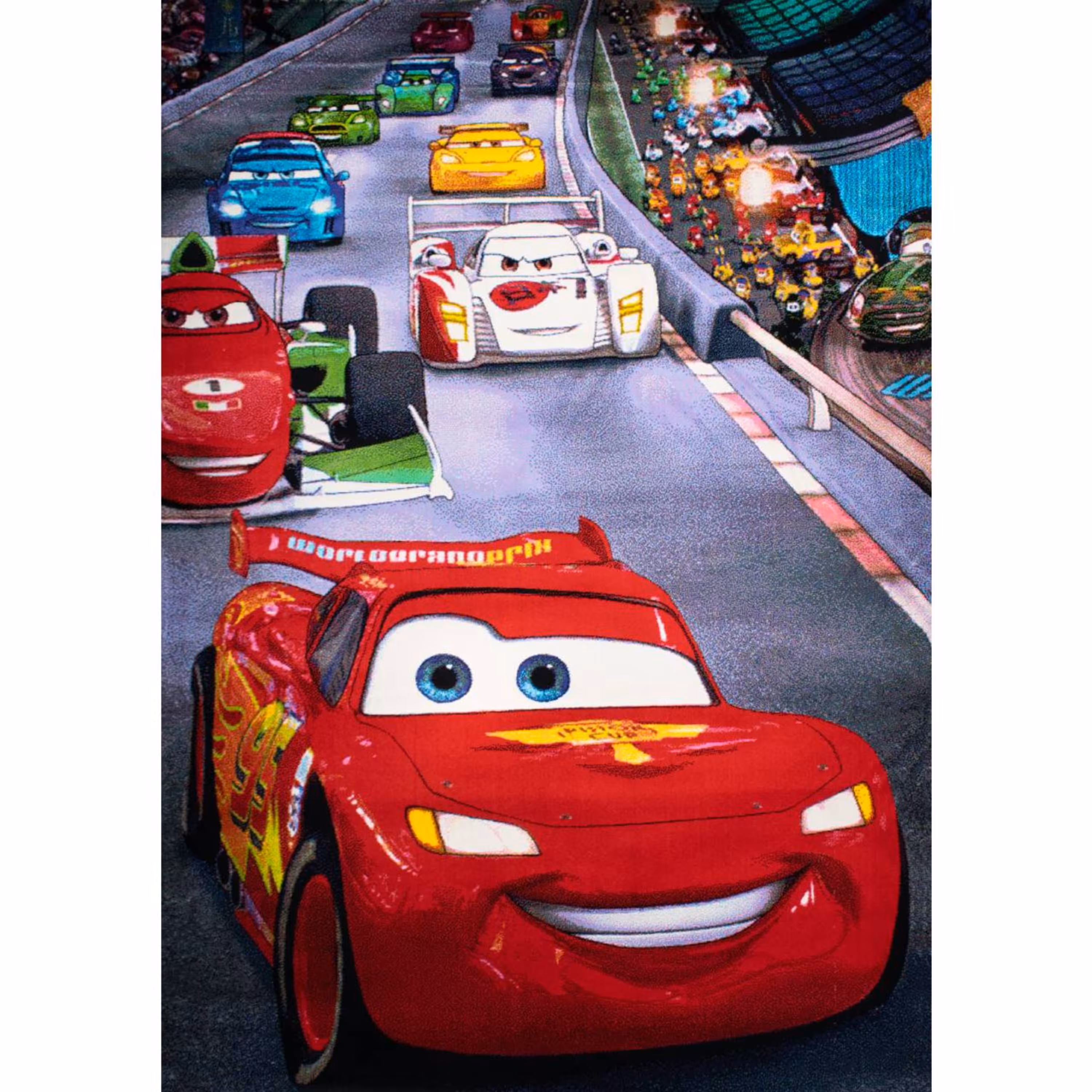 فرش کودک افرند مدل ماشین ها کد 127(یک و نیم متری)