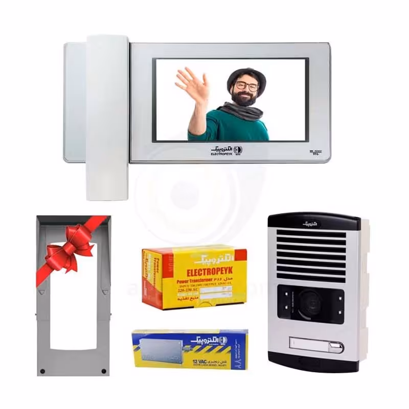 پکیج کامل آیفون تصویری 1 واحدی الکتروپیک 996 سفید