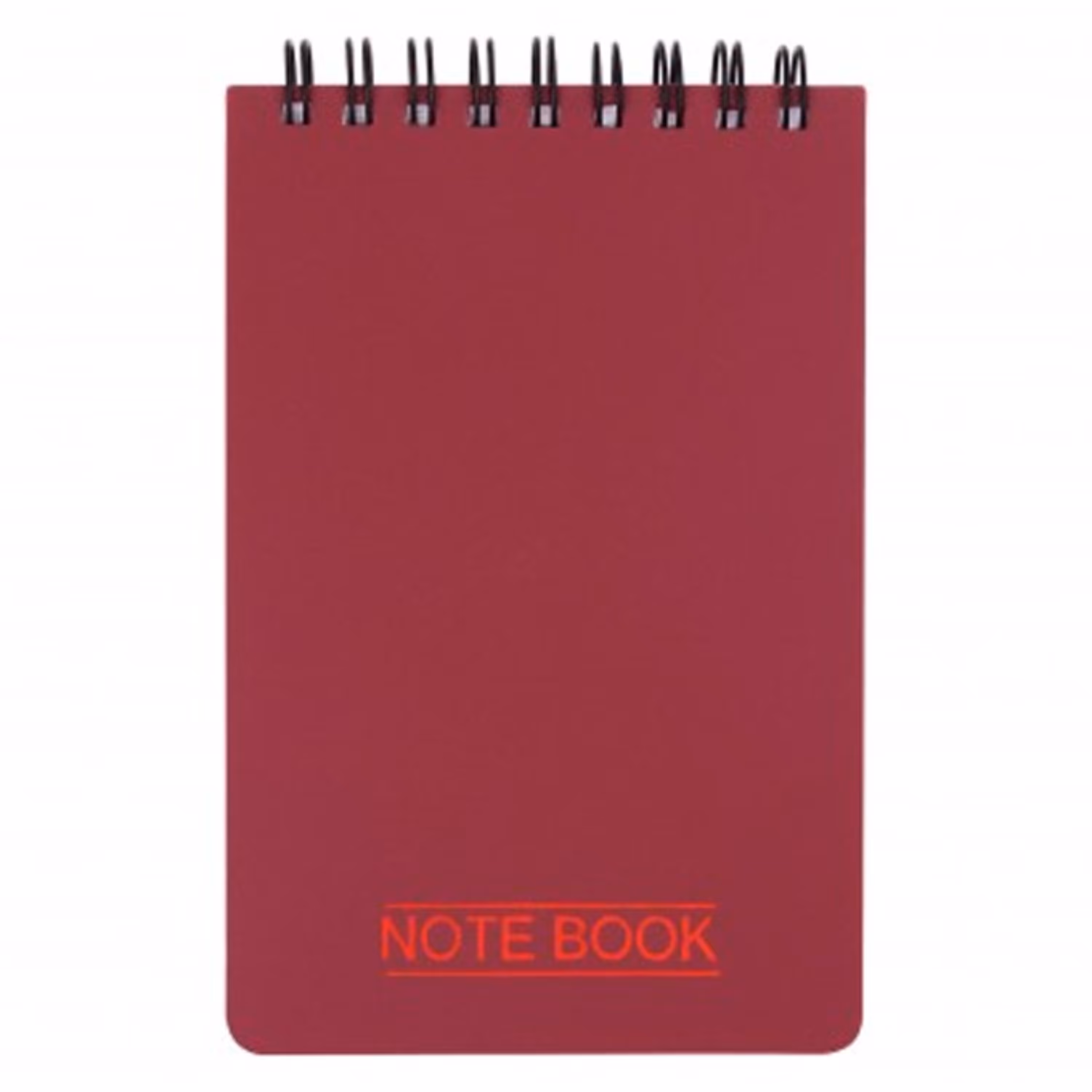 دفتر یادداشت پاپکو مدل سیم از بالا کد NB-616 رنگ زرشکی