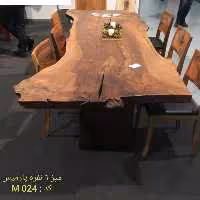 میز نهارخوری گردو روستیک 
