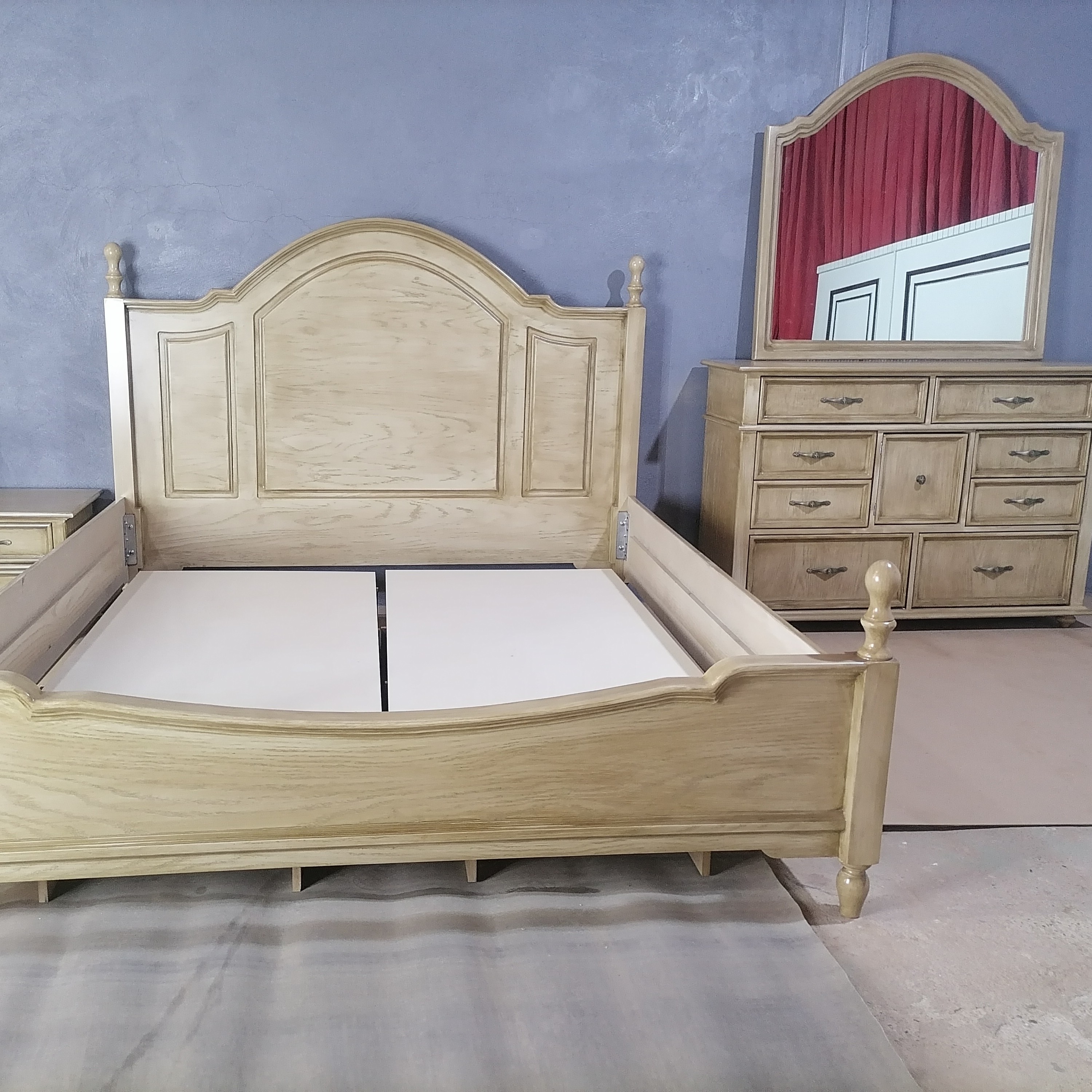 سرویس خواب دونفره جدید چوبی (پس کرایه)