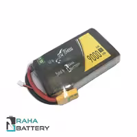 باتری لیتیوم پلیمر 3 سل Tattu 9000 mAh 25c