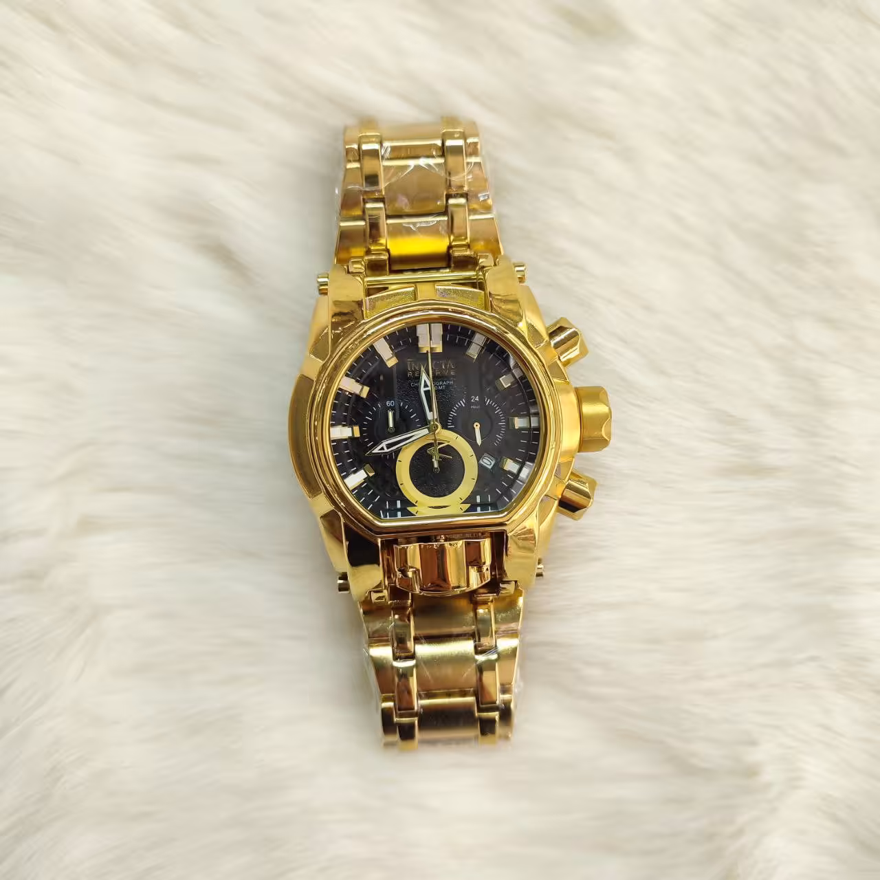 ساعت اینوکتا سه موتور فعال بند استیل موتور تایوان 