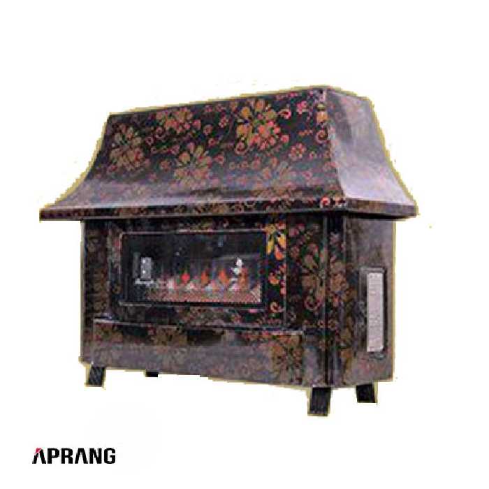 شومینه گازسوز شارق توس مدل 180 - قهوه ای