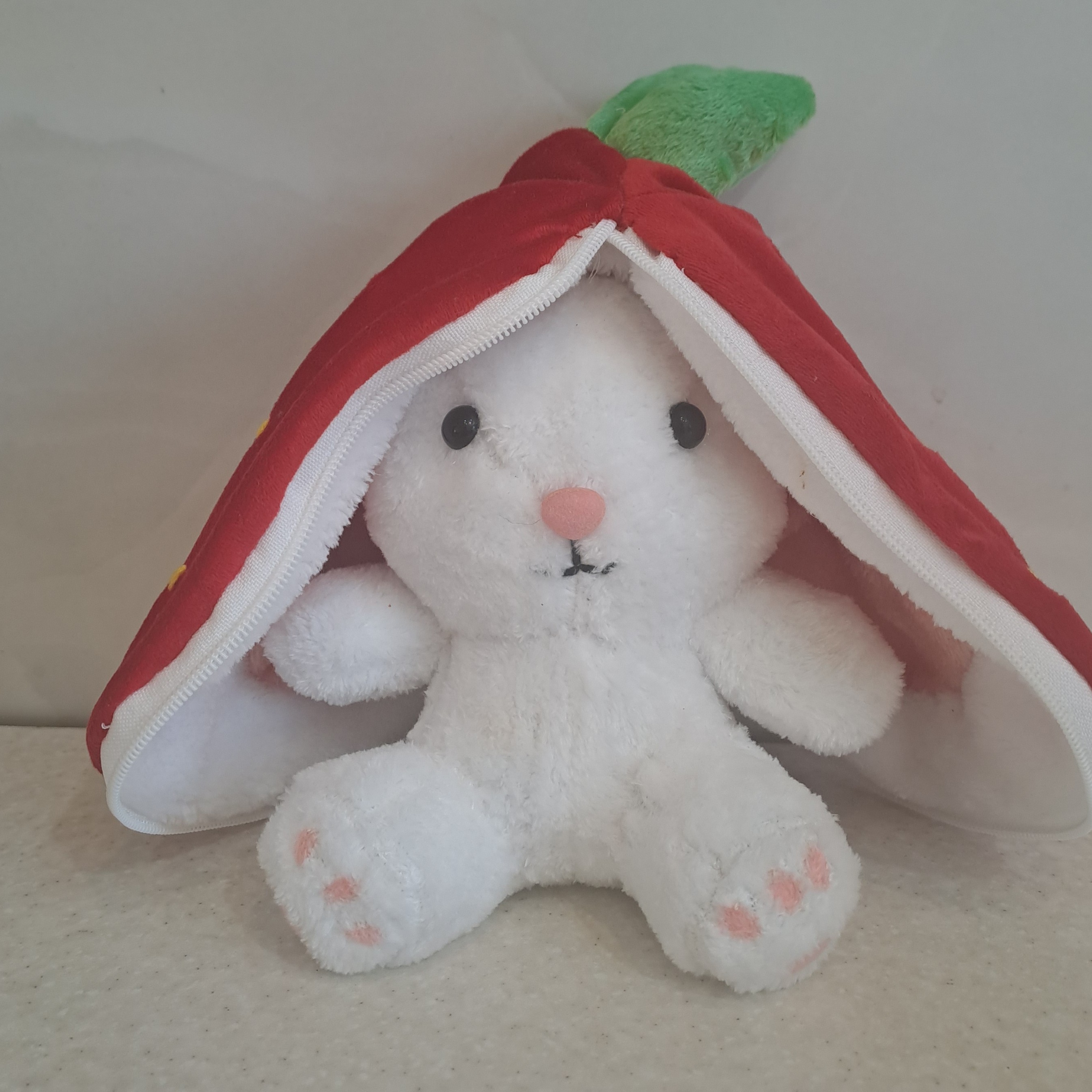 عروسک پولیشی خرگوش گوش دراز یا زیپدار