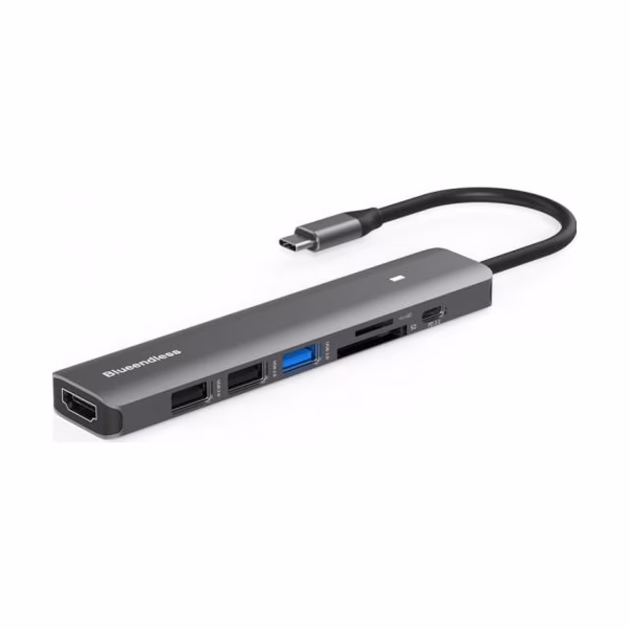 هاب هفت پورت بلو اند لس مدل HC703