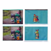 دستمال کاغذی جیبی 10 برگ مدل دو دختر بسته 4 عددی