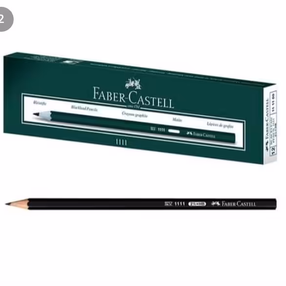 مداد مشکی فابر کاستل بسته 12 عددی