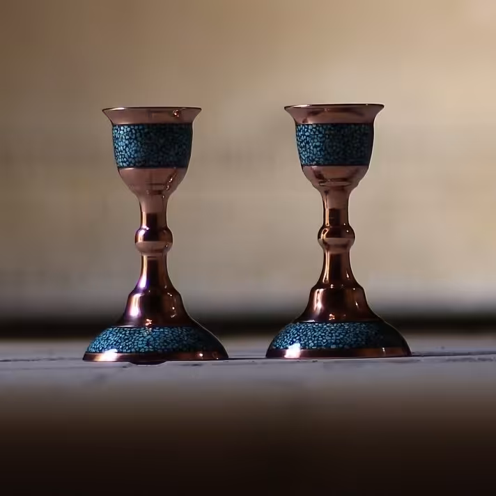 شمعدان فیروزه کوب