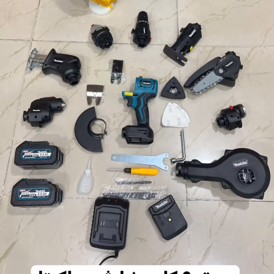 پک شارژی 9کاره مارک ماکیتا 
محصول چینی درجه یک 
مدل DCG405 
ب