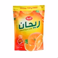 پودر شربت ریحان 900 گرم اصل طعم پرتقال