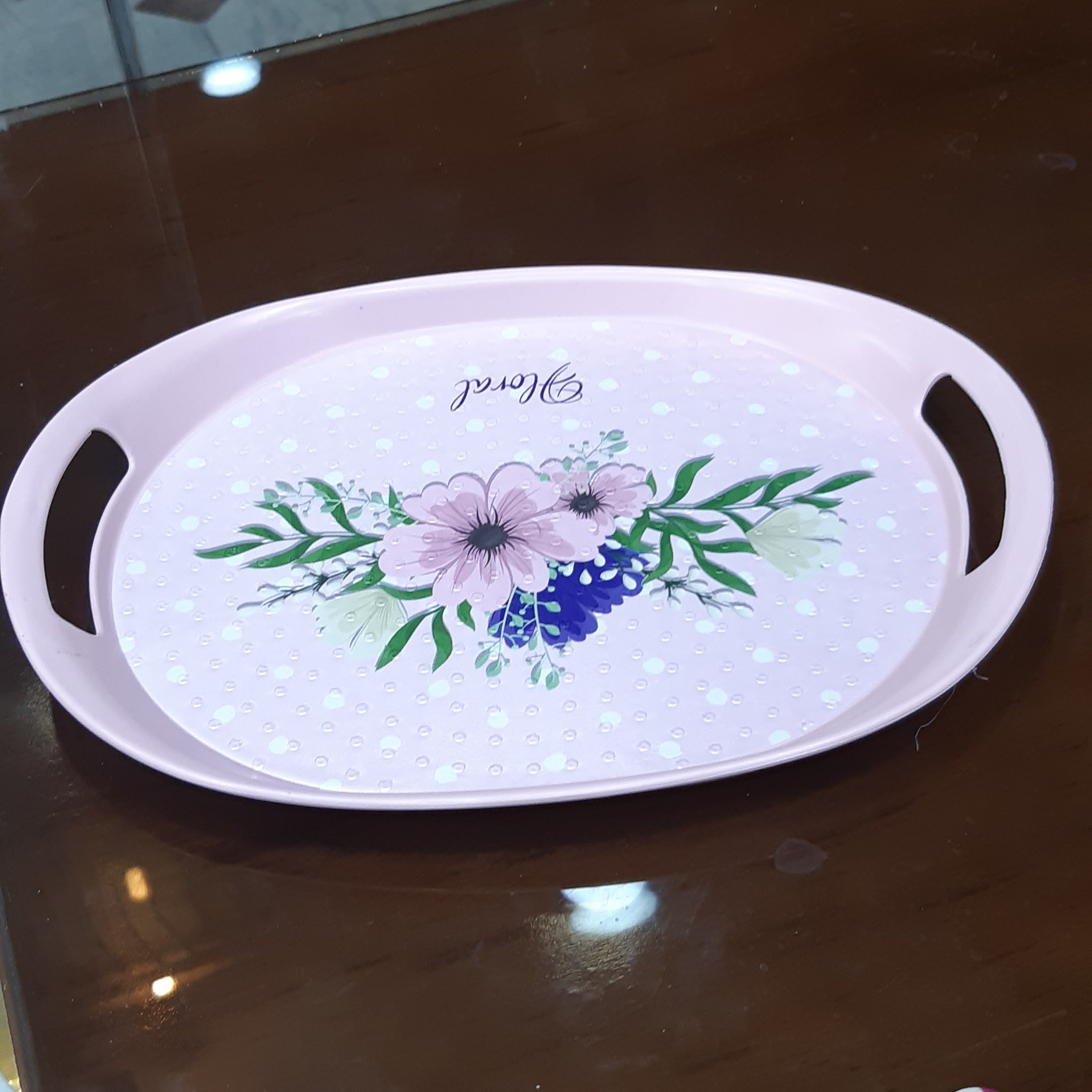 سینی بامبو دسته دار